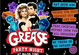 Grease Party Invites Grease Party Invitations Cimvitation