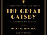 Great Gatsby Party Invitation Template Free Customize 204 Great Gatsby Invitation Templates Online