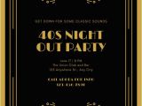 Great Gatsby Party Invitation Template Free Customize 52 Great Gatsby Invitation Templates Online Canva