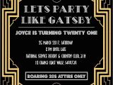 Great Gatsby Party Invitation Template Free Great Gatsby Party Invitation Great Gatsby Party Party