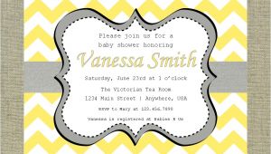 Grey and Yellow Baby Shower Invites Yellow and Grey Baby Shower Invitations Dolanpedia