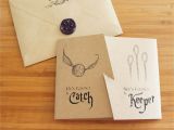 Harry Potter themed Bridal Shower Invitations Quidditch Inspired Invites for A Harry Potter themed