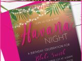 Havana Nights Party Invitation Template Havana Nights Invitation Havanaparty Havanatheme