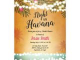 Havana Nights Party Invitation Template Night In Havana Bridal Shower Invitation Hot Night
