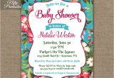 Hawaiian Bridal Shower Invitations Templates Tropical Hawaiian Baby Shower Invitations Luau Nifty