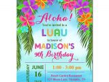 Hawaiian Party Invites Free Luau Invitacion Imprimible O Impreso Con El Por