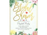 Hawaiian themed Bridal Shower Invitations Elegant Vintage Floral Bridal Shower Invitations