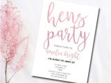 Hen Party Invitation Template Hens Night Invitation Hen Party Invitation by