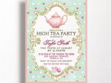 High Tea Party Invitations Free High Tea Invitation for A Tea Party High Tea or Bridal