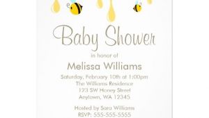 Honey Bee Baby Shower Invites Bumble Bee Honey Baby Shower Invitations 5" X 7