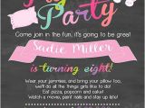 Hotel Party Invitation Template Pajamas Birthday Invitation Slumber Party Invitation
