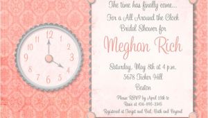 How to Write Bridal Shower Invitations Time Of Day Bridal Shower Invitation Design Hostess Write