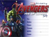 Hulk Birthday Invitation Template Marvel Captain America Thor Hulk Avengers Boys Birthday
