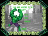 Hulk Birthday Party Invitation Template Hulk Party Invitations Mickey Mouse Invitations Templates