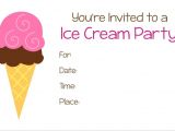 Ice Cream Party Invitation Template Free Ice Cream Party Free Printable Invitation Parties Ice