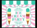 Ice Cream Party Invitations Printable Free Free Ice Cream Party Printables From Printabelle