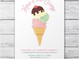 Ice Cream Party Invitations Printable Free Ice Cream social Party Invite Printable Custom Invitation