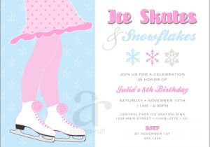 Ice Skating Party Invitation Template Free Free Skating Party Invitation Template