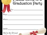 Invitation for A Graduation Party Create Own Graduation Party Invitations Templates Free
