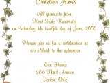 Invitation to Graduation Party Wording Tips Easy to Create Graduation Party Invitation Wording