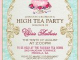 Invitations to A Tea Party High Tea Invitation Template Invitation Templates J9tztmxz