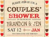 Jack and Jill Bridal Shower Invitations Bridal Shower Invitations Couples Wedding Shower