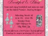 Jewellery Party Invitation Template Jewelry Party themes Jewelry Ufafokus Com