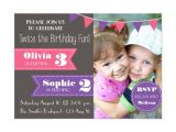 Joint Party Invitation Template 20 Joint Birthday Party Invitation Wording 6 In 2019