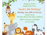 Jungle Party Invitation Template Free Cute Safari Jungle Birthday Party Invitations Zazzle