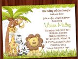 Jungle theme Baby Shower Invitation Wording 8 Best Of Jungle theme Invitations Free Printable