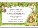 Jungle theme Baby Shower Invitation Wording Baby Shower Invitations Jungle theme – Gangcraft