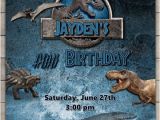 Jurassic World Party Invitation Template Jurassic World Birthday Invitation Jurassic Park