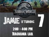 Jurassic World Party Invitation Template Jurassic World Fallen Kingdom Birthday Party Ideas