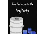 Keg Party Invitations Keg Party Invitation 5 Quot X 7 Quot Invitation Card Zazzle