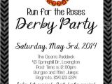 Kentucky Derby Party Invitation Template Kentucky Derby Party 139th Run for the Roses Diy