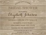 Lace and Pearls Bridal Shower Invitations Lace Wood Bridal Shower Invitations Rustic Lace and