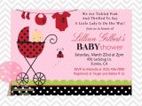 Lady Bug Baby Shower Invitations Ladybug Baby Shower Invitation Ladybug Invite for Baby