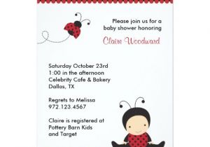 Lady Bug Baby Shower Invitations Ladybug Baby Shower Invitations Announcements