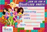 Lego Friends Party Invitations Lego Friends Party Invitations Cimvitation