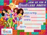 Lego Friends Party Invitations Lego Friends Party Invitations Cimvitation