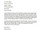 Letter Of Invitation for A Christmas Party 20 Sample Christmas Letters