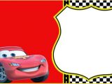 Lightning Mcqueen Party Invitation Template Cars Invitation Templates Free and Printable