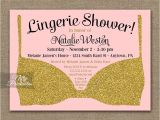 Lingerie Bridal Shower Invites Gold Glitter Lingerie Bridal Shower Invitations Nifty