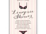 Lingerie Bridal Shower Invites Vintage Elegance