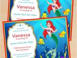Little Mermaid Birthday Invitations Free Printables Free Printable Disney Little Mermaid Birthday Invitation