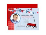 Little Red Wagon Birthday Party Invitations Little Red Wagon Birthday Party Invitations