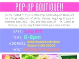 Lularoe Party Invite Template Brid S Lularoe Pop Up Boutique at Lularoe Shannon Gouin