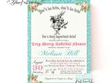 Mad Hatter Tea Party Bridal Shower Invitations Mad Hatter Tea Party Bridal Shower Invitations by
