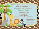Make A Baby Shower Invitation Online Free Free Printable Jungle Baby Shower Invitations