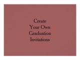 Make A Graduation Invitation Online Free Create Your Own Graduation Invitations Zazzle